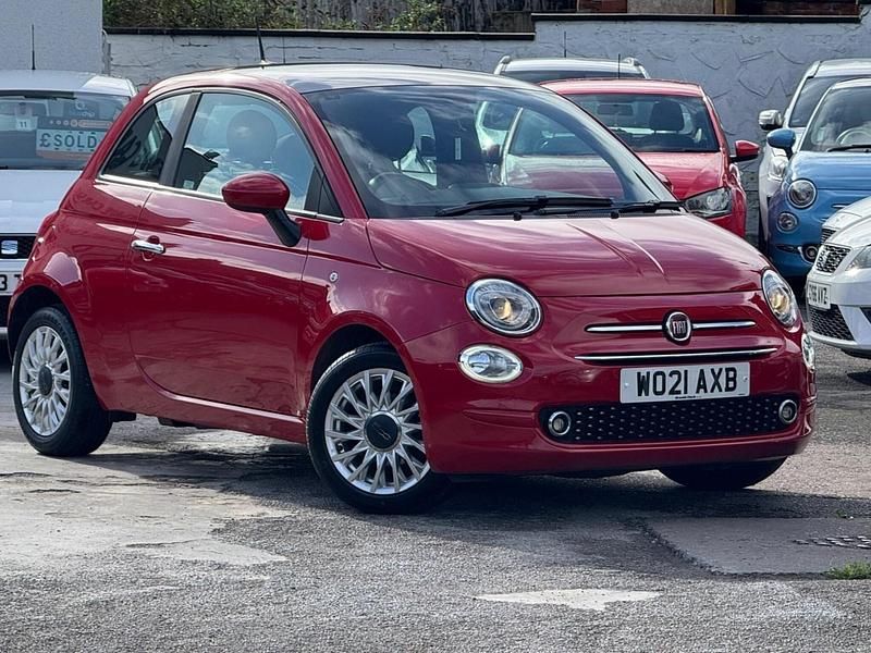 Used Fiat 500 Lounge 70 HP (51 kW) 2021 Red Hatchback