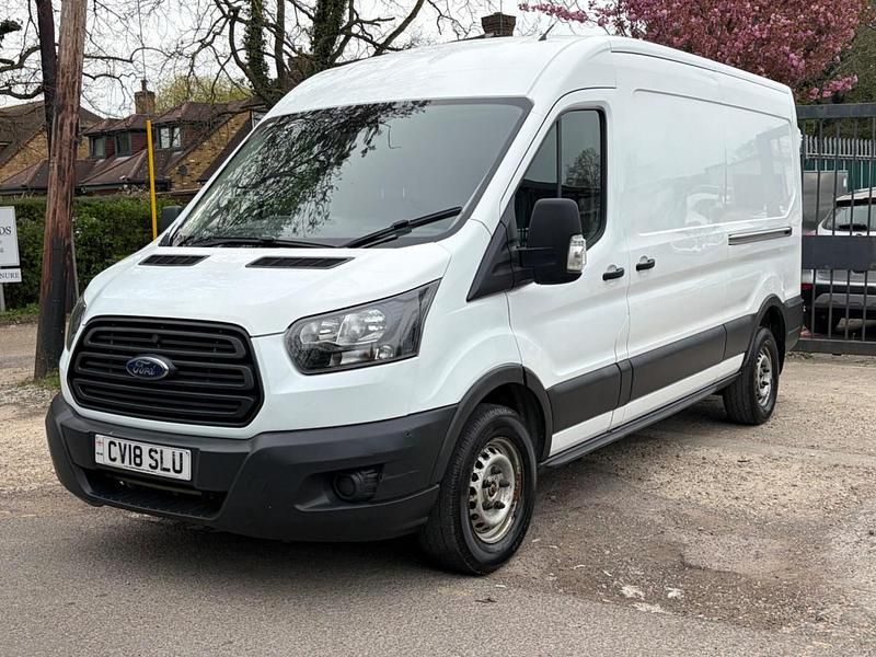 Usado Ford Transit 130 CV (95 kW) 2018 Blanco Van