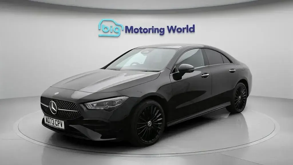 Used Mercedes CLA250e AMG line 218 HP (160 kW) 2024 Black Coupe