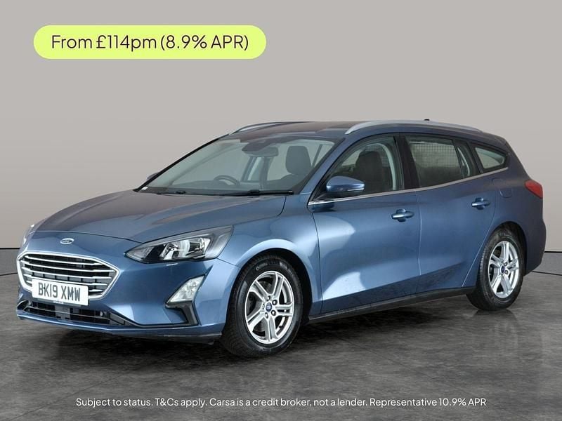 Blue Used 2019 Ford Focus Zetec Estate | £7,793 (Good price) - Image 1/3