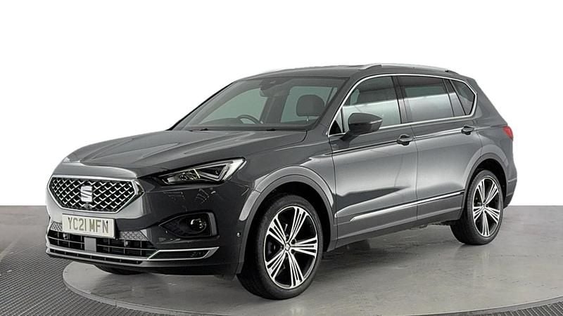 Grey Used 2021 Seat Tarraco XCELLENCE Lux SUV | £22,420 (Fair price) - Image 1/4