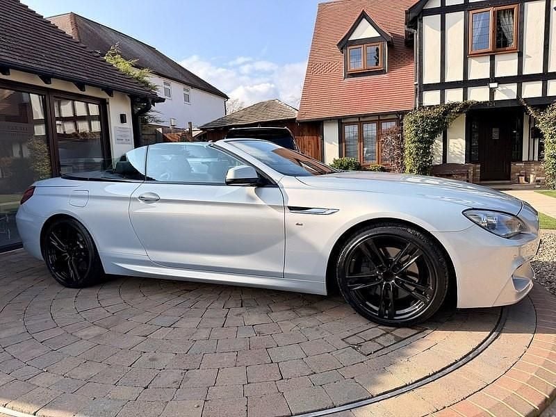 Used BMW 640 Cabriolet M Sport 313 HP (230 kW) 2014 Yellow/silver Cabriolet