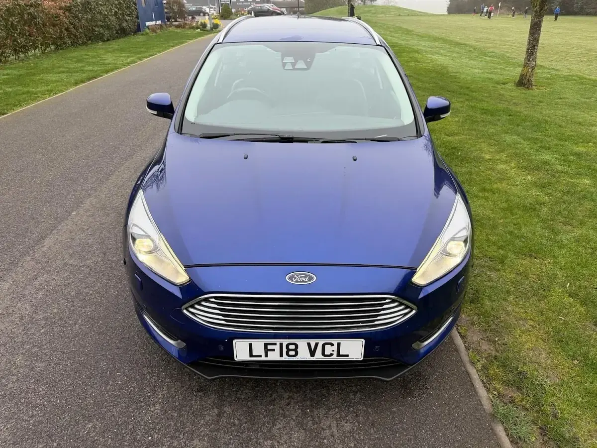 Used Ford Focus Titanium X 120 HP (88 kW) 2018 Blue Estate