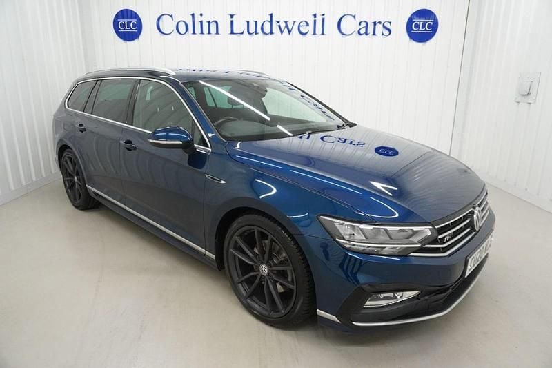 Blue Used 2020 VW Passat R-line Estate | £17,500 (Fair price) - Image 1/4