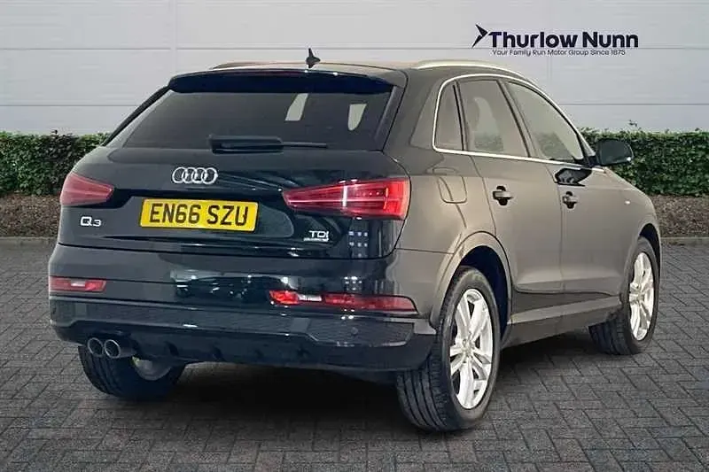 Begagnad Audi Q3 S-Line 150 HK (110 kW) 2016 Svart SUV