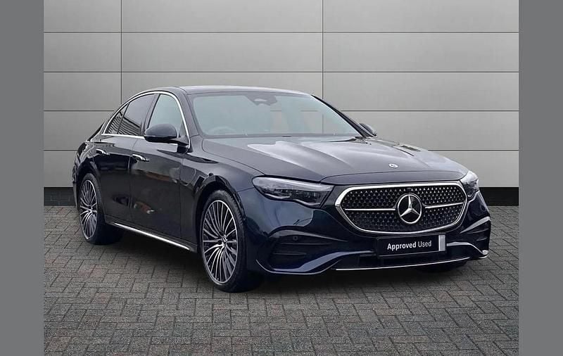 Blue Used 2024 Mercedes E220 AMG Line Premium Plus Sedan | £57,195 - Image 1/4