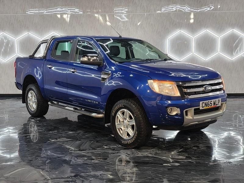 Blue Used 2015 Ford Ranger Limited Pickup | £16,295 (Fair price) - Image 1/4