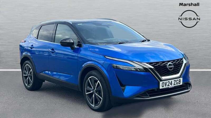 Blue Used 2024 Nissan Qashqai Tekna SUV | £27,507 (Expensive) - Image 1/4