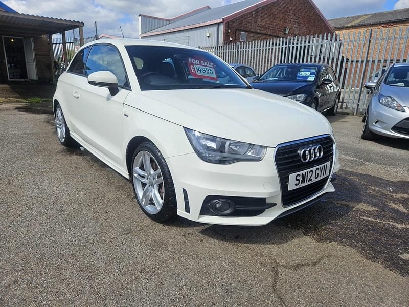Used Audi A1 S-Line 105 HP (77 kW) 2012 White Hatchback