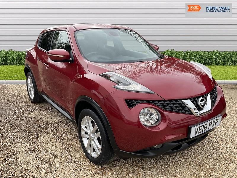 Used Nissan Juke N-Connecta 110 HP (80 kW) 2016 Red SUV