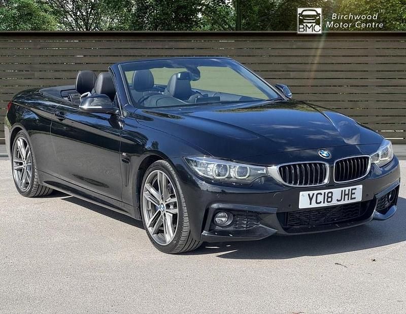 Black Used 2018 BMW 420 M Sport Cabriolet | £16,995 (Expensive) - Image 1/4