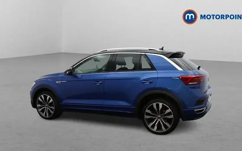 Used VW T-Roc R-line 150 HP (110 kW) 2021 Blue SUV