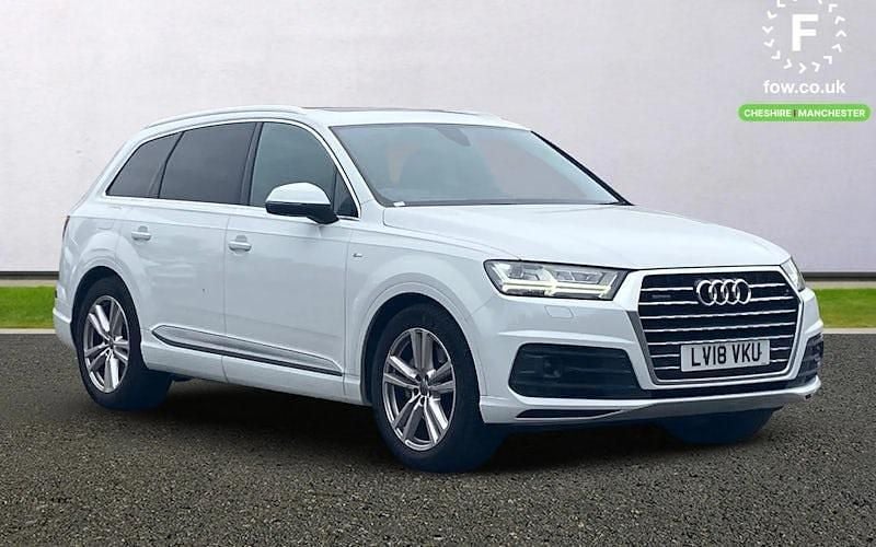 White Used 2018 Audi Q7 Advanced Plus SUV | £26,799 (Super price) - Image 1/3