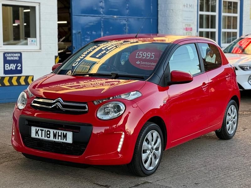 Scarlet red Used 2018 Citroën C1 Feel Hatchback | £5,995 (Good price) - Image 1/4