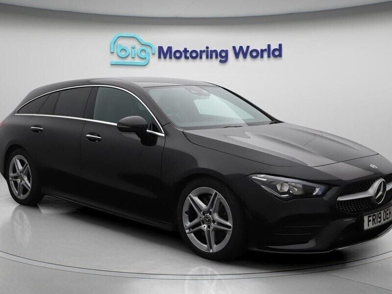 Black Used 2019 Mercedes CLA220 Shooting Brake AMG line Estate | £17,800 (Good price) - Image 1/4