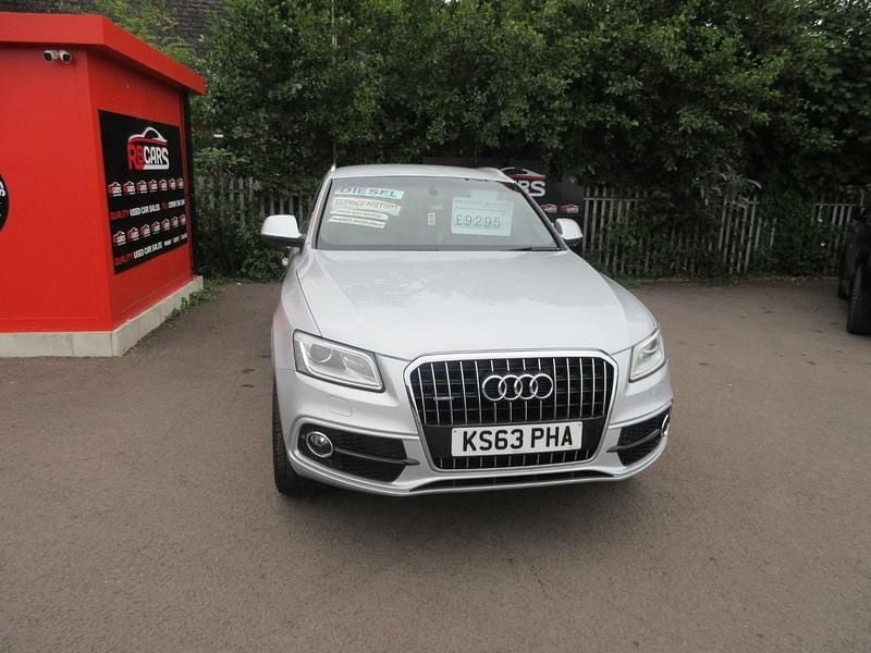 Silver Used 2014 Audi Q5 S-Line SUV | £9,295 (Fair price) - Image 1/4