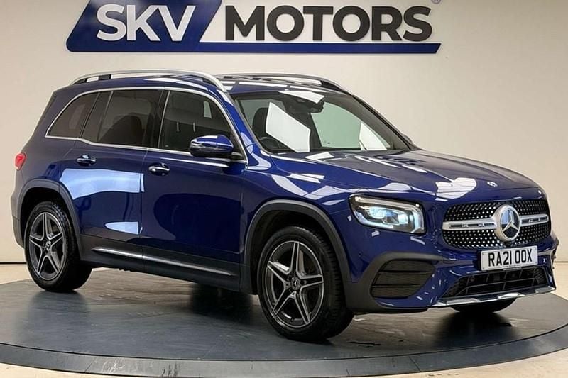Used Mercedes GLB200 AMG Line Premium 163 HP (119 kW) 2021 Blue SUV