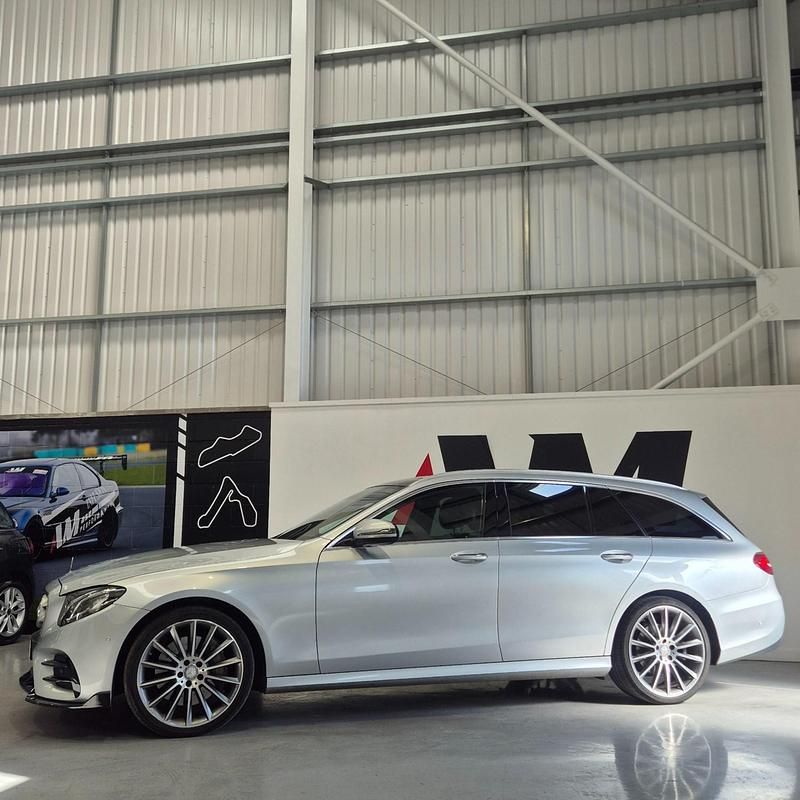 Used Mercedes E350 AMG Line Premium 258 HP (189 kW) 2017 Silver Estate