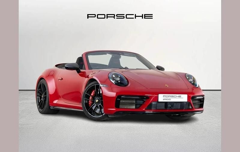 Used Porsche 911 472 HP (347 kW) 2022 Red Cabriolet