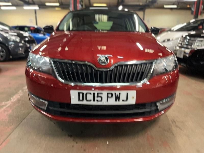 Used Skoda Rapid Sport 110 HP (80 kW) 2015 Red Hatchback