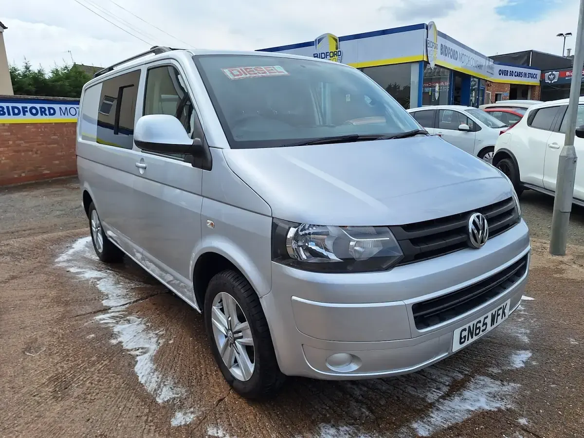 Used VW T5 Trendline 102 HP (75 kW) 2015 Silver Van