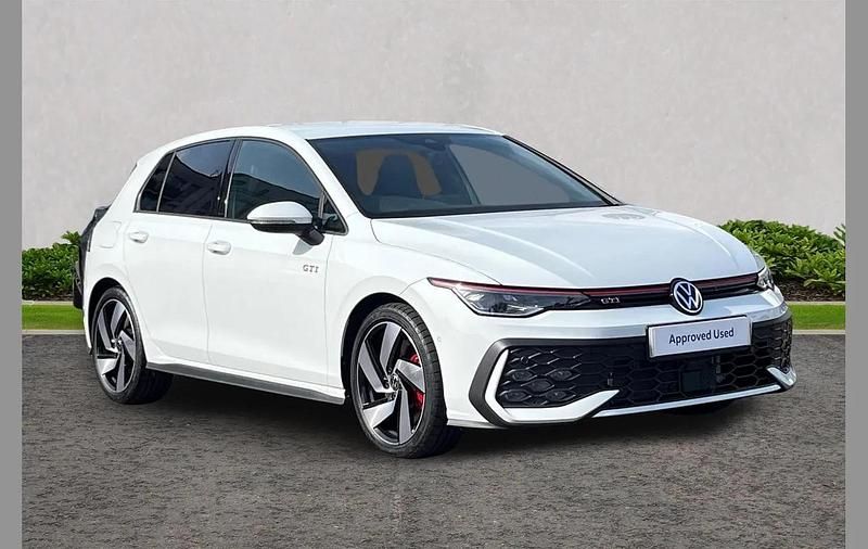 White Used 2025 VW Golf VIII GTI Hatchback | £33,595 (Fair price) - Image 1/4