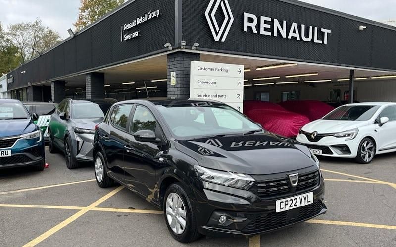 Black Used 2022 Dacia Sandero Comfort Hatchback | £10,148 (Fair price) - Image 1/4