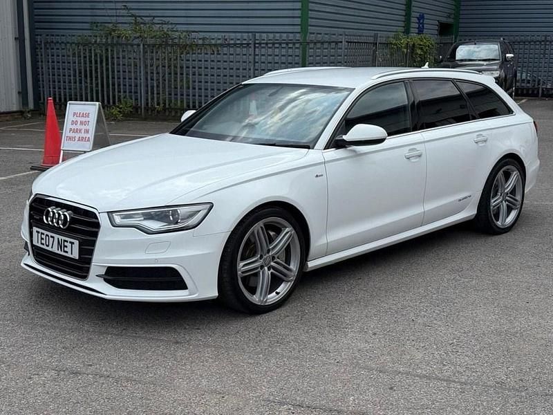 White Used 2012 Audi A6 S-Line Estate | £9,975 (A bit pricey) - Image 1/4