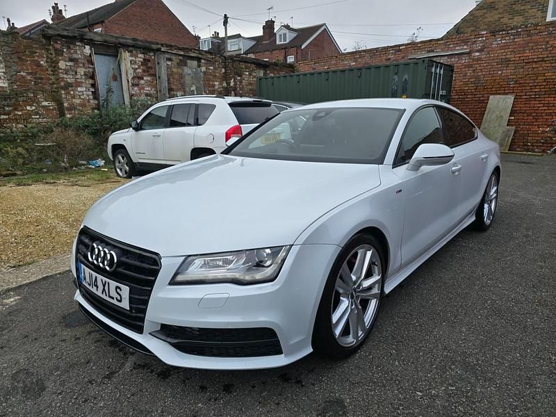 Usado Audi A7 Black Edition 2014 Blanco Utilitario