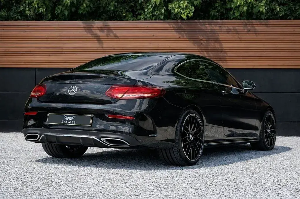 Used Mercedes C300 AMG line 2021 Black Coupe