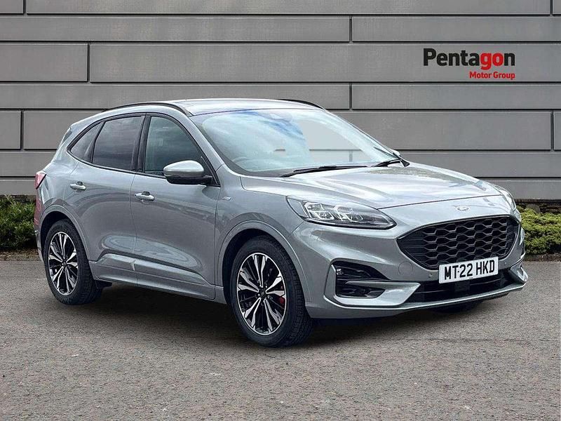 Silver Used 2022 Ford Kuga ST-Line X SUV | £20,495 (Fair price) - Image 1/4