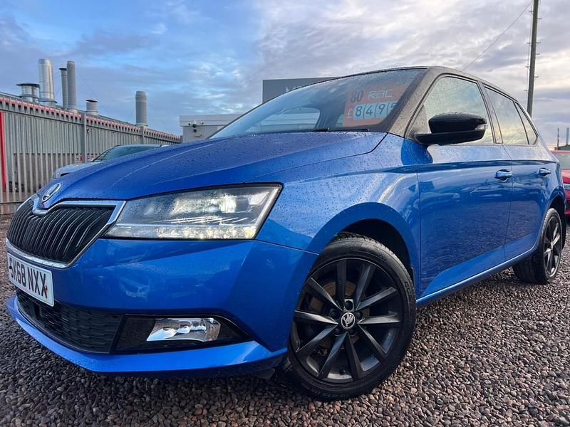 Blue Used 2018 Skoda Fabia Colour Edition Hatchback | £8,450 (Fair price) - Image 1/4