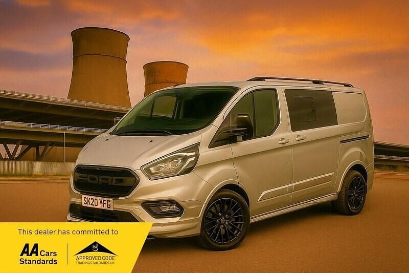 Silver Used 2020 Ford Transit Custom Limited | £25,990 - Image 1/3