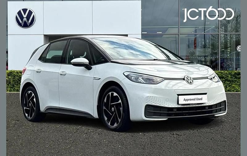 Used VW ID.3 Pro Performance 150 kW (204 HP) 2020 White Hatchback