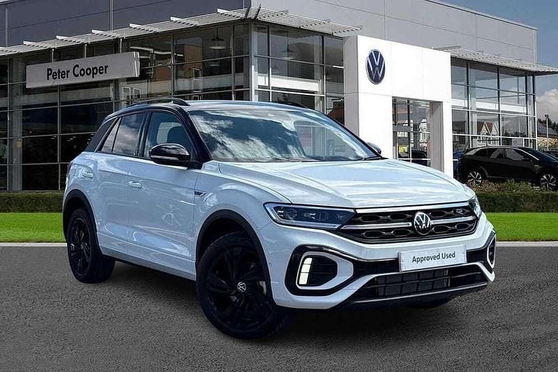 White New 2025 VW T-Roc Black Edition SUV | £31,990 (Super price) - Image 1/4