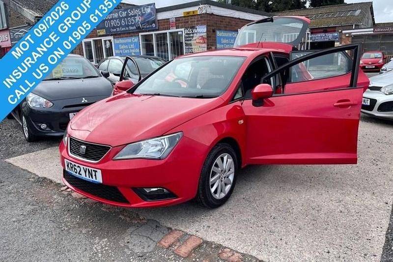 Red Used 2012 Seat Ibiza SE Hatchback | £4,199 (Fair price) - Image 1/1