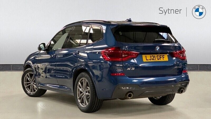 Used BMW X3 M Sport 181 HP (133 kW) 2021 Blue SUV