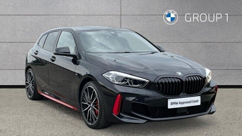 Black Used 2024 BMW 128 Shadowline Hatchback | £29,495 (Fair price) - Image 1/4