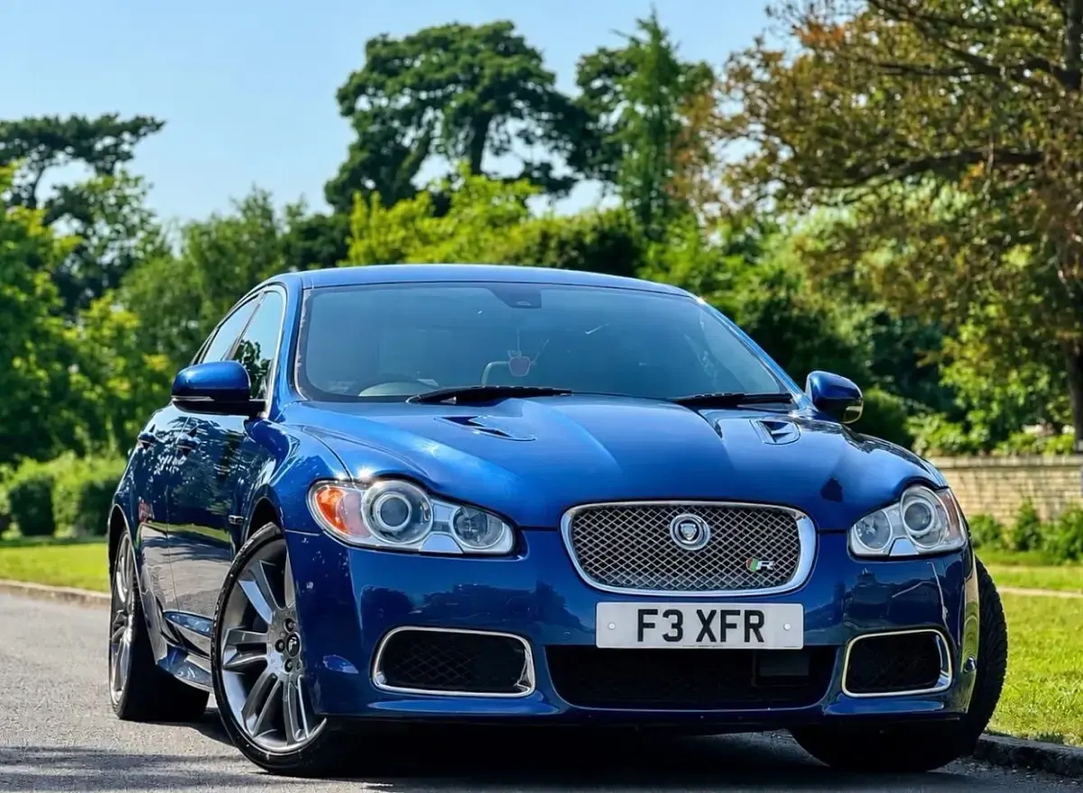 Used Jaguar XFR Supercharged 2009 Blue Sedan