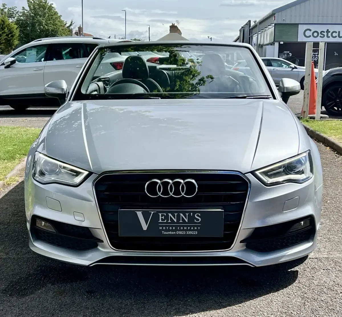 Used Audi A3 Cabriolet S-Line 110 HP (80 kW) 2017 Silver Cabriolet