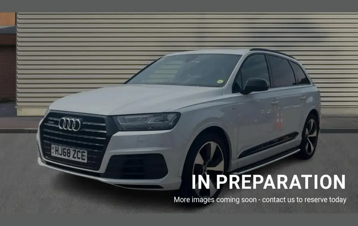Used Audi Q7 Black Edition 286 HP (210 kW) 2018 White SUV