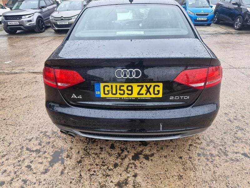 Used Audi A4 S-Line 2009 Black Sedan