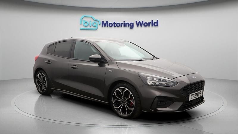 Grey Used 2021 Ford Focus ST-Line X Hatchback | £15,900 (Fair price) - Image 1/4