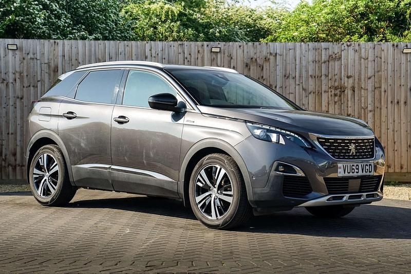 Grey Used 2019 Peugeot 3008 GT-line Hatchback | £12,995 (Fair price) - Image 1/4