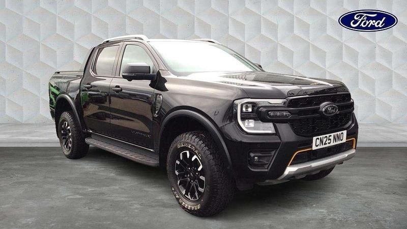 Black Used 2025 Ford Ranger Wildtrack Pickup | £46,200 (Good price) - Image 1/4