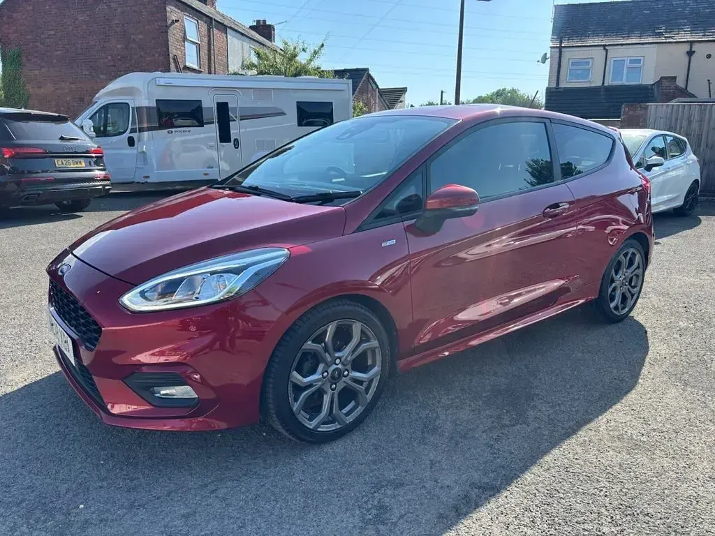 Used Ford Fiesta ST-Line X 100 HP (73 kW) 2018 Red Hatchback