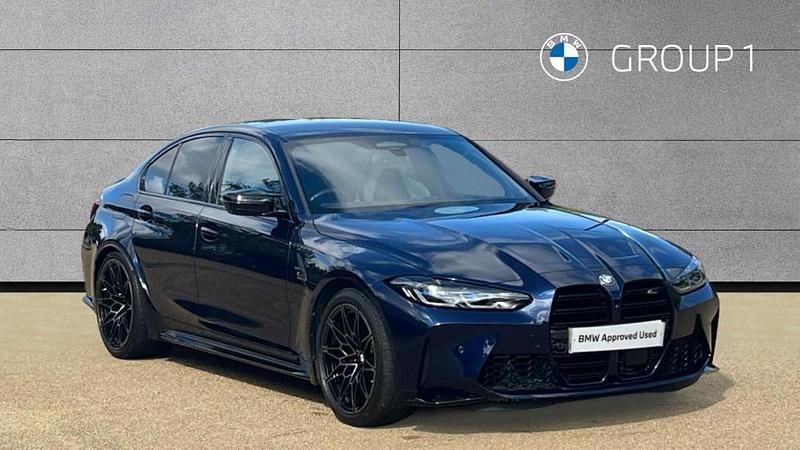 Blue Used 2022 BMW M3 Competition Edition | £65,995 (Expensive) - Image 1/4