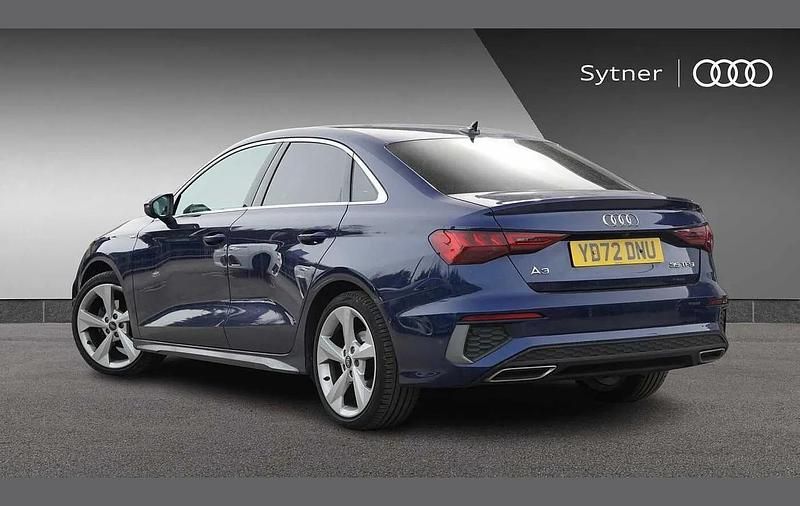 Used Audi A3 S-Line 190 HP (139 kW) 2022 Blue Sedan
