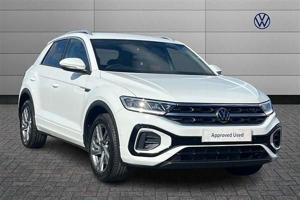White Used 2022 VW T-Roc R-line SUV | £20,250 (Good price) - Image 1/4