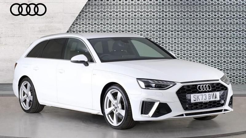 Used Audi A4 S-Line 204 HP (150 kW) 2023 White Estate